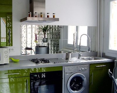 Espejo en la cocina Espejo en la cocina